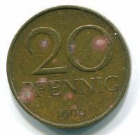 20 PFENNIG 1969 DDR EAST ALLEMAGNE Pièce GERMANY #DE10033.3.F - 20 Pfennig