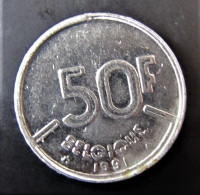 BELGIQUE - Pièce De 50 Francs - Nickel - 1991 - 50 Frank