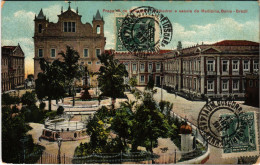 PC CPA BRAZIL, BAHIA, PRACA DE NOVEMBRO, CATHEDRAL, VINTAGE POSTCARD (b11398) - Salvador De Bahia