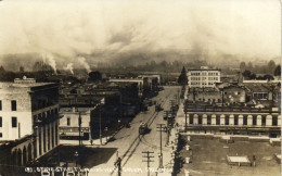 PC CPA US, OREGON, SALEM, STATE STREET 1913, REAL PHOTO POSTCARD (b5461) - Andere & Zonder Classificatie