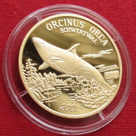 Korea North 20 Won 2001 Whale Orca - Corée Du Nord