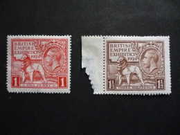 GREAT BRITAIN SG 430-31 91924) MINT AS PER SCAN - ....-1951 Pre Elizabeth II