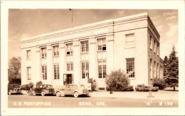Oregon Bend Post Office Old Cars From Robert H Fox Postmaster 1948 Real Photo - Altri & Non Classificati