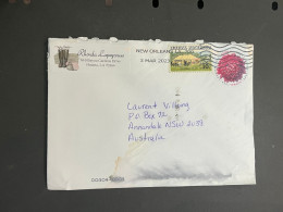 (1 Q 39) Letter Posted From USA To Australia - 1 Cover (posted During COVID-19) 3 Stamps - Cartas & Documentos