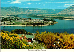 Canada Kamloops Aerial View With Meeting Of The North Thompson And South Thompson Rivers - Kamloops