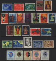 Liechtenstein (18) 1967-1969. 27 Different Stamps. Unused & Used. Hinged. - Andere & Zonder Classificatie