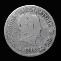 Italie / Italy, Napoleon, 10 Soldi, 1814-M, Milan, Argent (Silver), TB (F), C#6.1, - Napoleonische