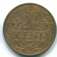 2 1/2 CENT 1965 CURACAO NÉERLANDAIS NETHERLANDS Bronze Colonial Pièce #S10247.F - Curaçao