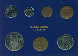 NEERLANDÉS NETHERLANDS 1978 MINT SET 6 Moneda + MEDAL #SET1044.7.E - Jahressets & Polierte Platten