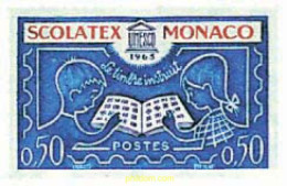32379 MNH MONACO 1963 SCOLATEX. EXPOSICION FILATELICA NACIONAL - Autres & Non Classés
