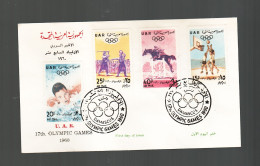 Egitto - Uar - 1960 Fdc Giochi Olimpici Roma - Andere & Zonder Classificatie