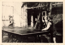 Tennis De Table , Ping Pong * Sport * Jeu Enfants * Photo Ancienne 9x6cm - Tennis De Table