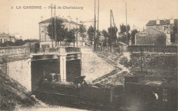 La Garenne Colombes * Pont De Charlebourg * Passage Train Locomotive Machine Ligne Chemin De Fer Hauts De Seine - La Garenne Colombes