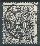 BELGIEN BÉLGICA BELGIUM BELQIQUE 1866  ARMOIRIES DENT 15  1C USED YT 23A MI 20A SC  SG 43 - 1866-1867 Piccolo Leone