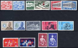 NORWAY 1969 Complete Commemorative Issues MNH / **. - Ganze Jahrgänge