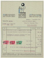 Facture 1937 Forest - Bruxelles  Ferro Structure Art & Châssis TP Fiscaux - Straßenhandel Und Kleingewerbe