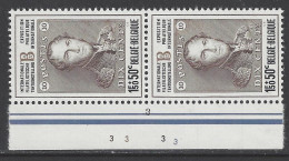 Belgique - 1972 - COB 1627 ** (MNH) - Planche 3 - 1971-1980