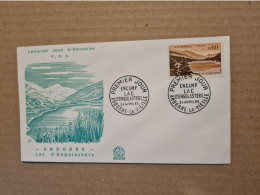 ANDORRE  LA VIEILLE FDC 1965 ENCAMP LAC D ENGOLASTERS - Lettres & Documents