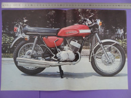 Poster KAWASAKI 500 Mach III édition Motocyclisme Moto Format A3 - Motorfietsen