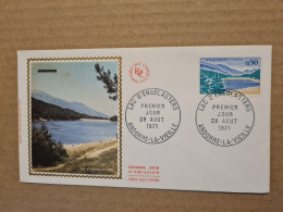 ANDORRE  LA VIEILLE FDC 1971 LAC ENGOLASTERS - Lettres & Documents