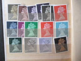 GREAT BRITAIN SG 723-744 MINT  [FEW MISSING] - Maschinenstempel (EMA)