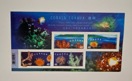 Canada 2002 Corals Joint Issue HK  Marine Life  Stamps M/S MNH - Full Sheets & Multiples