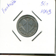 50 FRANCS 1943 FRANCE French Coin #AP016 - Altri & Non Classificati