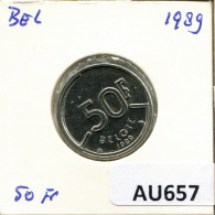 50 FRANCS 1989 DUTCH Text BÉLGICA BELGIUM Moneda #AU657.E - 50 Francs