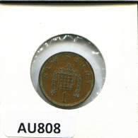 NEW PENNY 1981 UK GROßBRITANNIEN GREAT BRITAIN Münze #AU808.D - 1 Penny & 1 New Penny