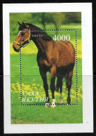 Russia  - Souvenir Sheet -  Sakha ( Yakutia ) Republic  Vignette Nature Animals Horse ** MNH - Sibérie Et Extrême Orient