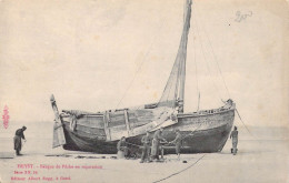 BELGIQUE - Heyst - Barque De Pêche En Réparation - Carte Postale Ancienne - Other & Unclassified
