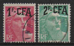 Réunion  - 1949 - Tb De France Surch - N° 289/290 - Oblit - Used - Used Stamps