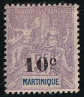 Martinique N°53 - Variété "ç" Cédille -  Neuf * Avec Charnière - TB - Neufs