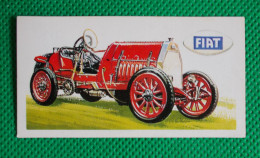 Trading Card - Brooke Bond Tea- History Of The Motor Car - 1911 Fiat S.74 Grand Prix (6,8 X 3,7)-Série 50 - N° 12 - Motori
