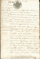 Document Fiscal 4 Pages - Empreinte AIGLE 4 S (sols)., Fait à Malines Le  11 Septembre 1719 , Concernant Les Signeurs De - ...-1852 Prephilately