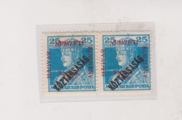 HUNGARY 1919 SZEGED SZEGEDIN Locals Mi 39 Pair  Hinged - Local Post Stamps