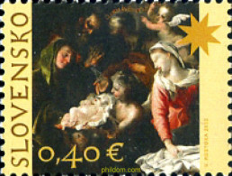 295395 MNH ESLOVAQUIA 2012 NAVIDAD - Nuovi