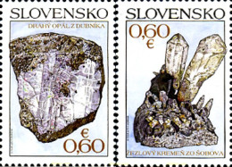 305669 MNH ESLOVAQUIA 2013 MINERALES - Nuovi