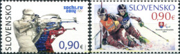 311993 MNH ESLOVAQUIA 2014 22 JUEGOS OLIMPICOS DE INVIERNO SOCHI 2014 - PARALIMPICOS DE INVIERNO SOSHI 2014 - Nuovi