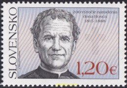 700475 MNH ESLOVAQUIA 2015 SAN JUAN BOSCO - Nuovi