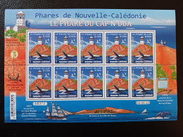 Caledonia 2022 Caledonie Lighthouse CAP N'DUA Phare Leuchtturm Faro 10v Mnh FULL - Unused Stamps