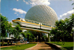 Florida Orlando Epcot Center Future World Circling Spaceship Earth Geosphere 1986 - Orlando