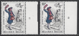 Belgique - 1982 - COB 2052 ** (MNH) - Planches 2 Et 3 - 1971-1980