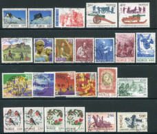 NORWAY 1985 Complete Year Issues Used  Michel 918-939, Block 5 As Single Stamps - Usati