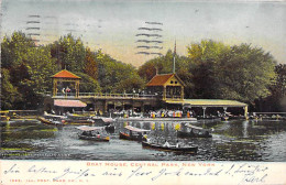 Boat House Central Park ,New York 1906 AKS - Parks & Gardens