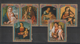 Burundi 1973 Noel Peintures 577-79 Et PA 313-15, 6 Val ** MNH - Unused Stamps