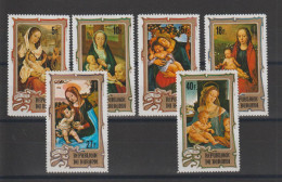 Burundi 1974 Noel Peintures 631-33 Et PA 354-56, 6 Val ** MNH - Unused Stamps