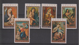 Burundi 1976 Noel Peintures 693-95 Et PA 435-37, 6 Val ** MNH - Unused Stamps