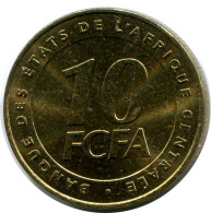 10 FRANCS CFA 2006 CENTRAL AFRICAN STATES (BEAC) Münze #AP862.D - Centrafricaine (République)