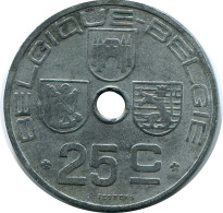 25 CENTIMES 1946 DUTCH Text BELGIUM Coin #BA419.U - 10 Cents & 25 Cents